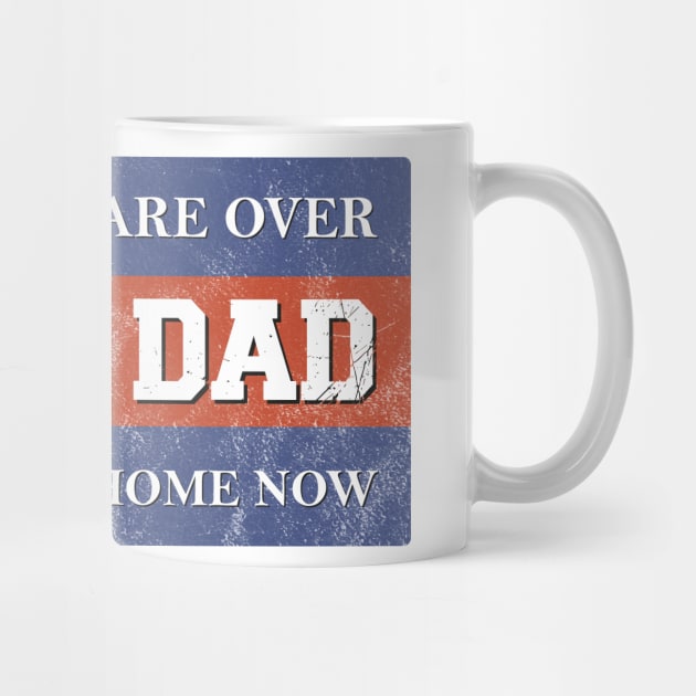 #1 Dad Elections Are Over I Patriotic Fathers Day Gift by shirtastical
